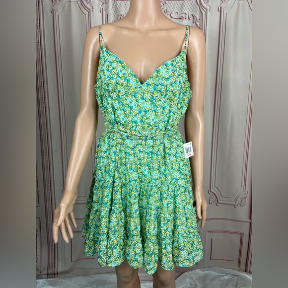 B Darlin Floral Summer Dress Size 11/12 XS and 13/14 SMALL Cocktail Party Dress - Picture 1 of 16